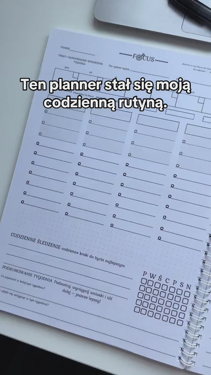 Focuspapers Planner do organizacji tygodnia